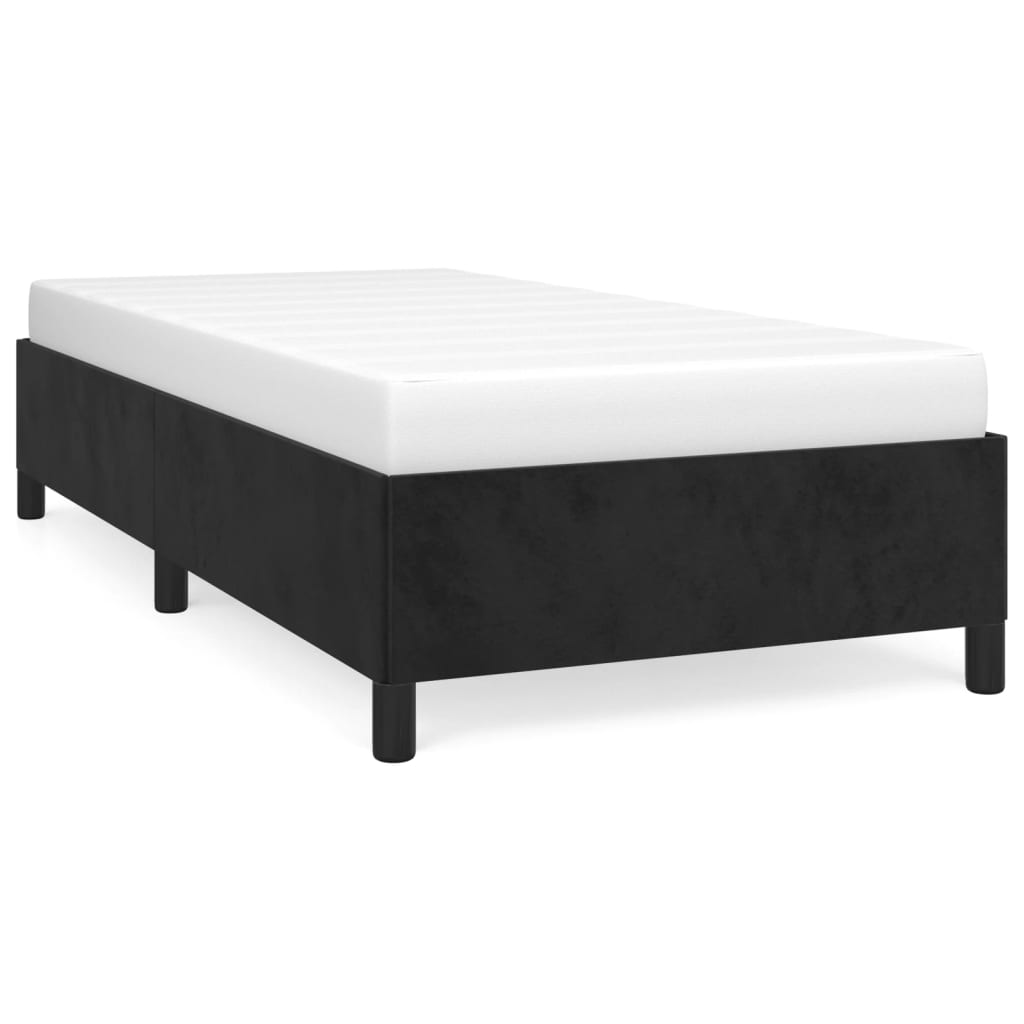 vidaXL Bed Frame Upholstered Platform Bed with Wooden Slats Support Velvet-1