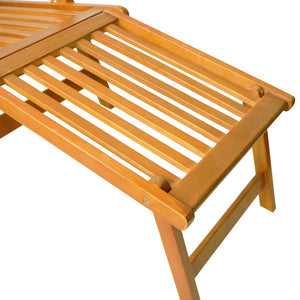 vidaXL Patio Deck Chairs with Footrests 2 pcs Solid Wood Acacia-4