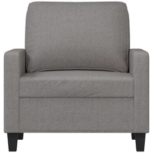 vidaXL 3-Seater Sofa Dark Gray 82.7" Fabric-28