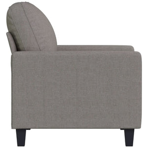 vidaXL 3-Seater Sofa Dark Gray 82.7" Fabric-36