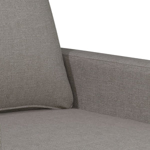 vidaXL 3-Seater Sofa Dark Gray 82.7" Fabric-50