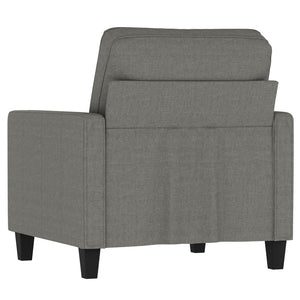 vidaXL 3-Seater Sofa Dark Gray 82.7" Fabric-63