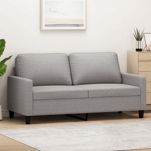 vidaXL 3-Seater Sofa Dark Gray 82.7" Fabric-55