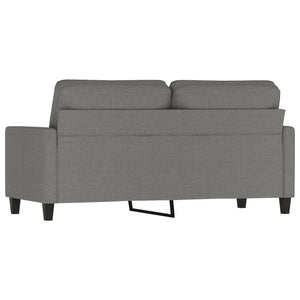 vidaXL 3-Seater Sofa Dark Gray 82.7" Fabric-65