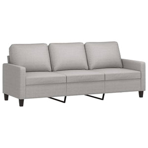 vidaXL 3-Seater Sofa Dark Gray 82.7" Fabric-15