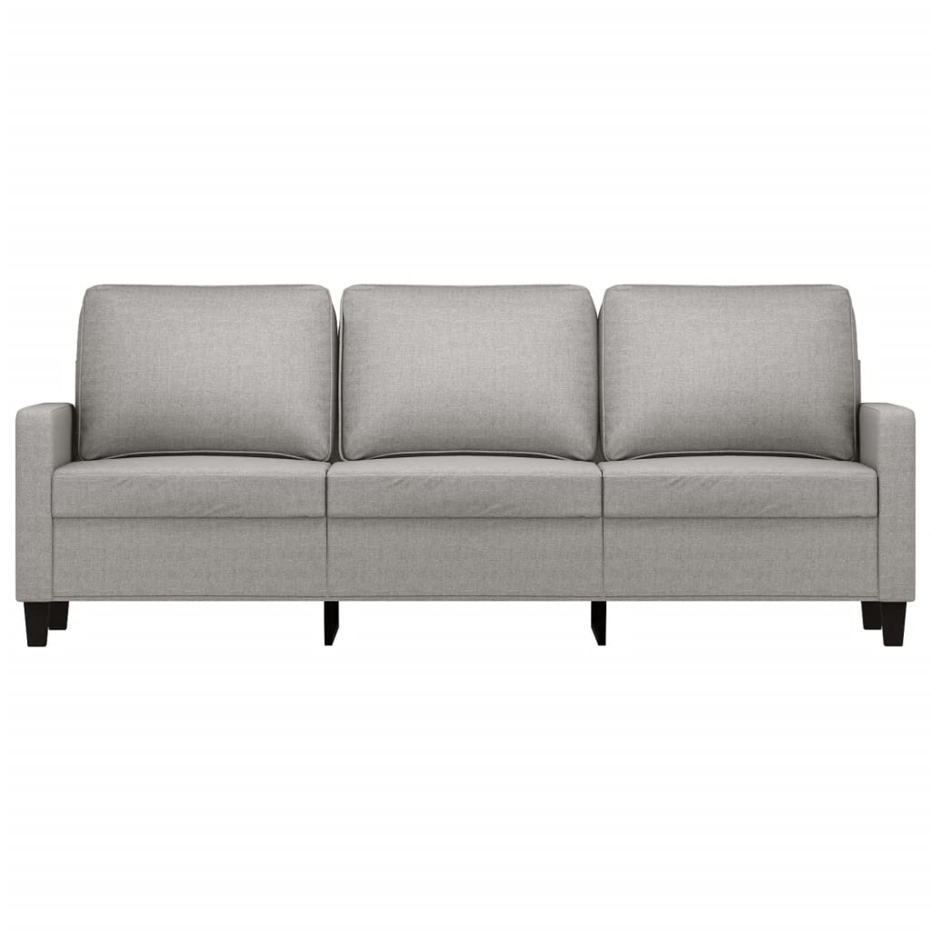 vidaXL 3-Seater Sofa Dark Gray 82.7" Fabric-38