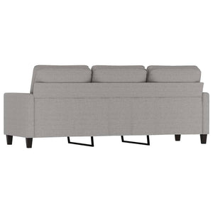 vidaXL 3-Seater Sofa Dark Gray 82.7" Fabric-52