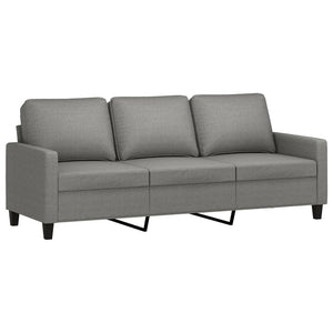 vidaXL 3-Seater Sofa Dark Gray 82.7" Fabric-73