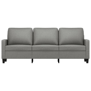 vidaXL 3-Seater Sofa Dark Gray 82.7" Fabric-8