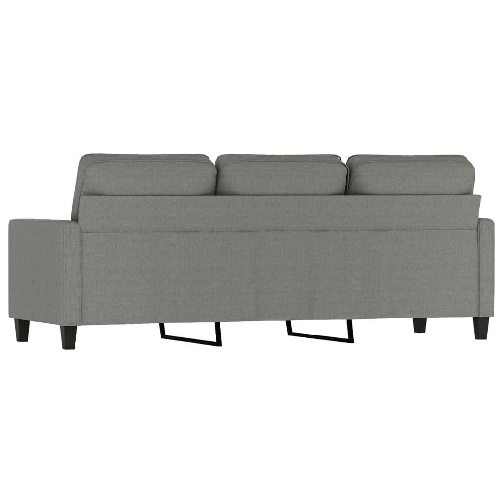 vidaXL 3-Seater Sofa Dark Gray 82.7" Fabric-24