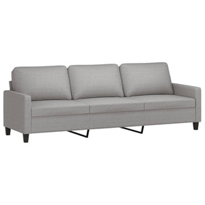 vidaXL 3-Seater Sofa Dark Gray 82.7" Fabric-46