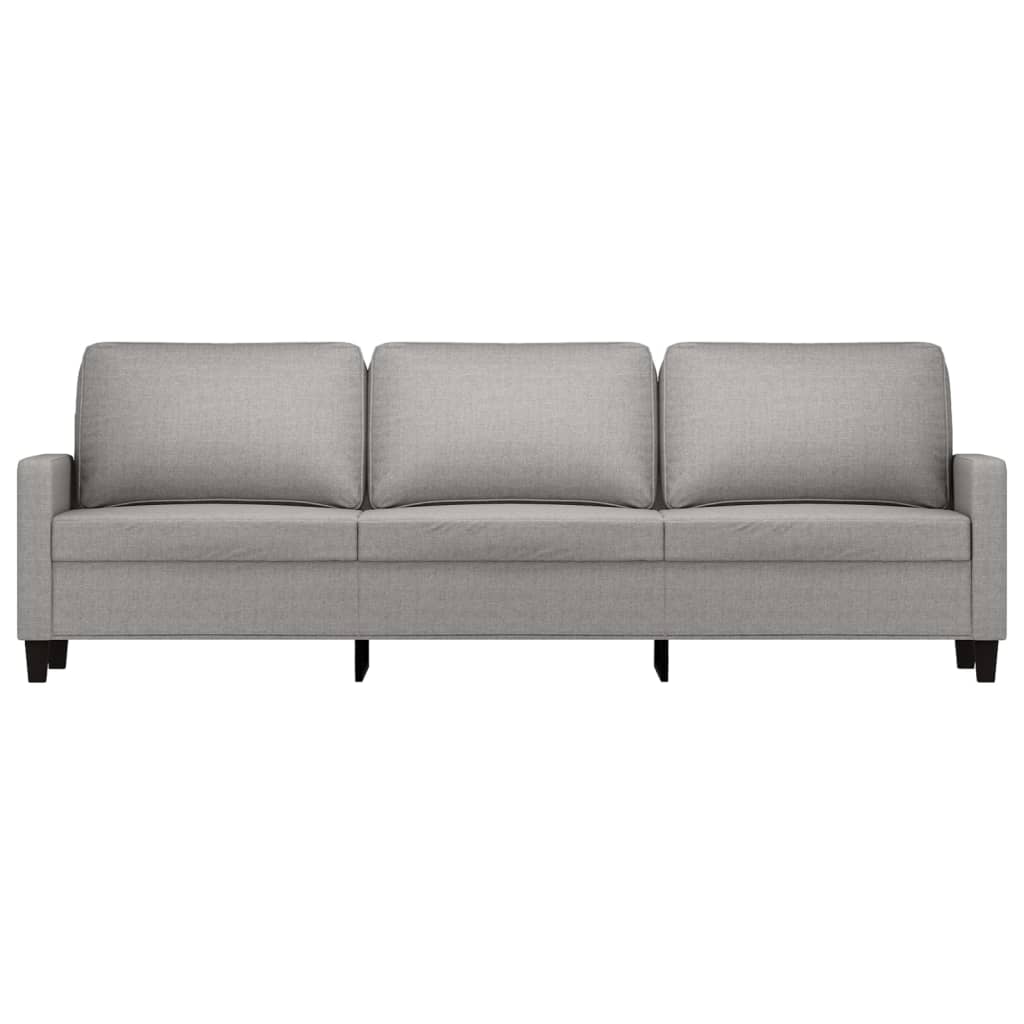 vidaXL 3-Seater Sofa Dark Gray 82.7" Fabric-67