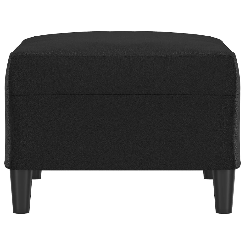 vidaXL Footstool Modern Ottoman Footrest for Living Room Bedroom Faux Leather-7