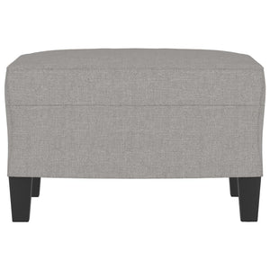 vidaXL Footstool Dark Gray 23.6"x19.7"x16.1" Fabric-24