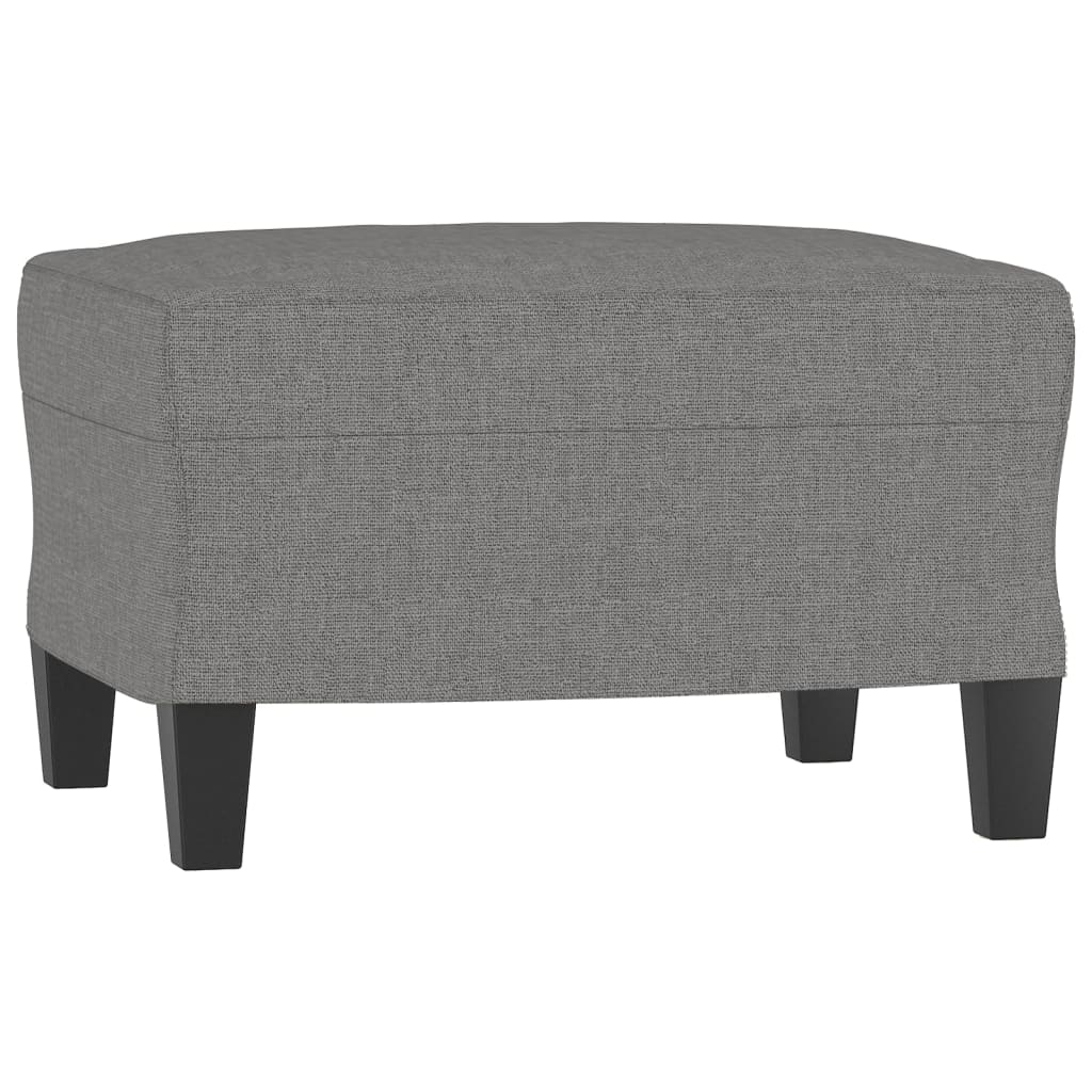 vidaXL Footstool Dark Gray 23.6"x19.7"x16.1" Fabric-10