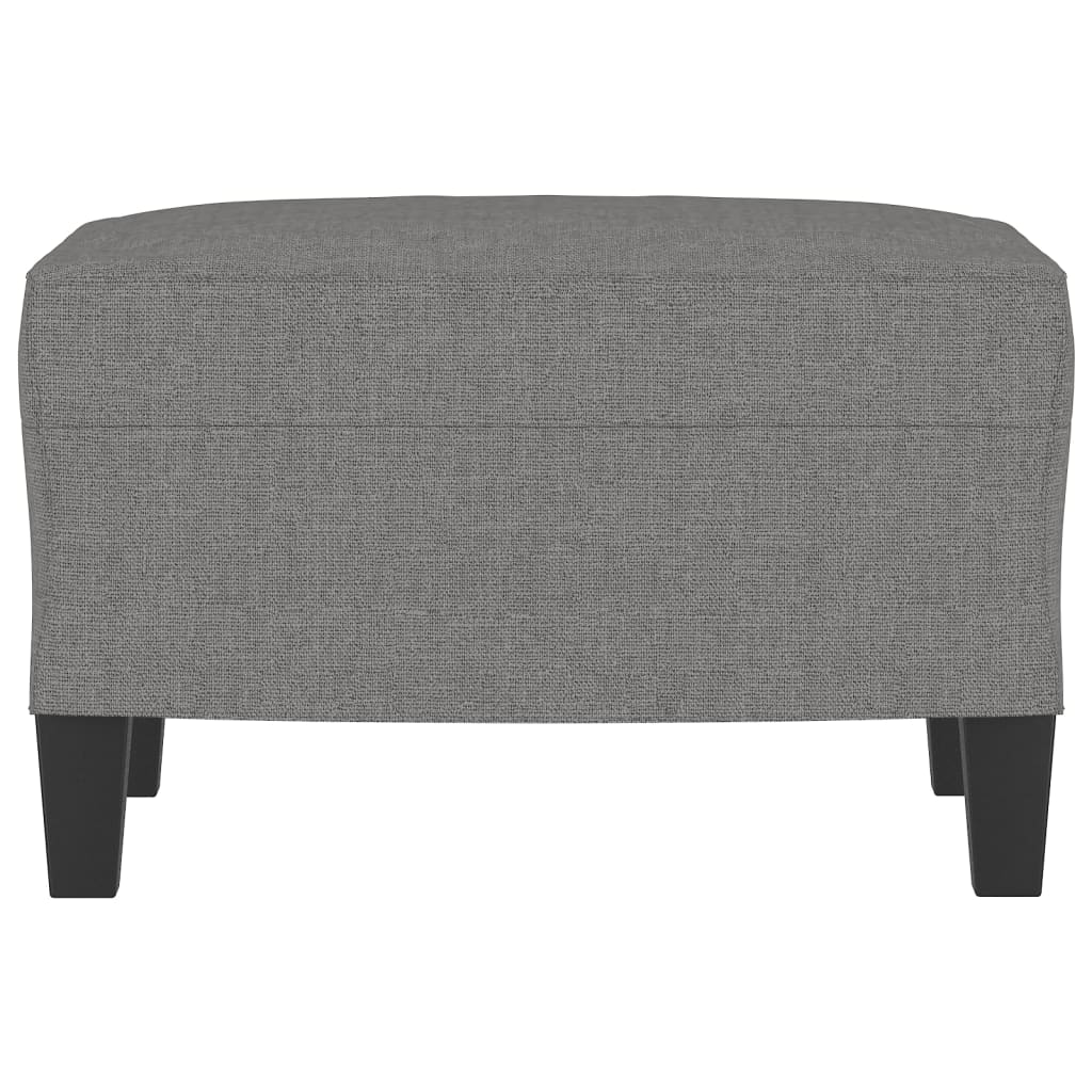 vidaXL Footstool Dark Gray 23.6"x19.7"x16.1" Fabric-5