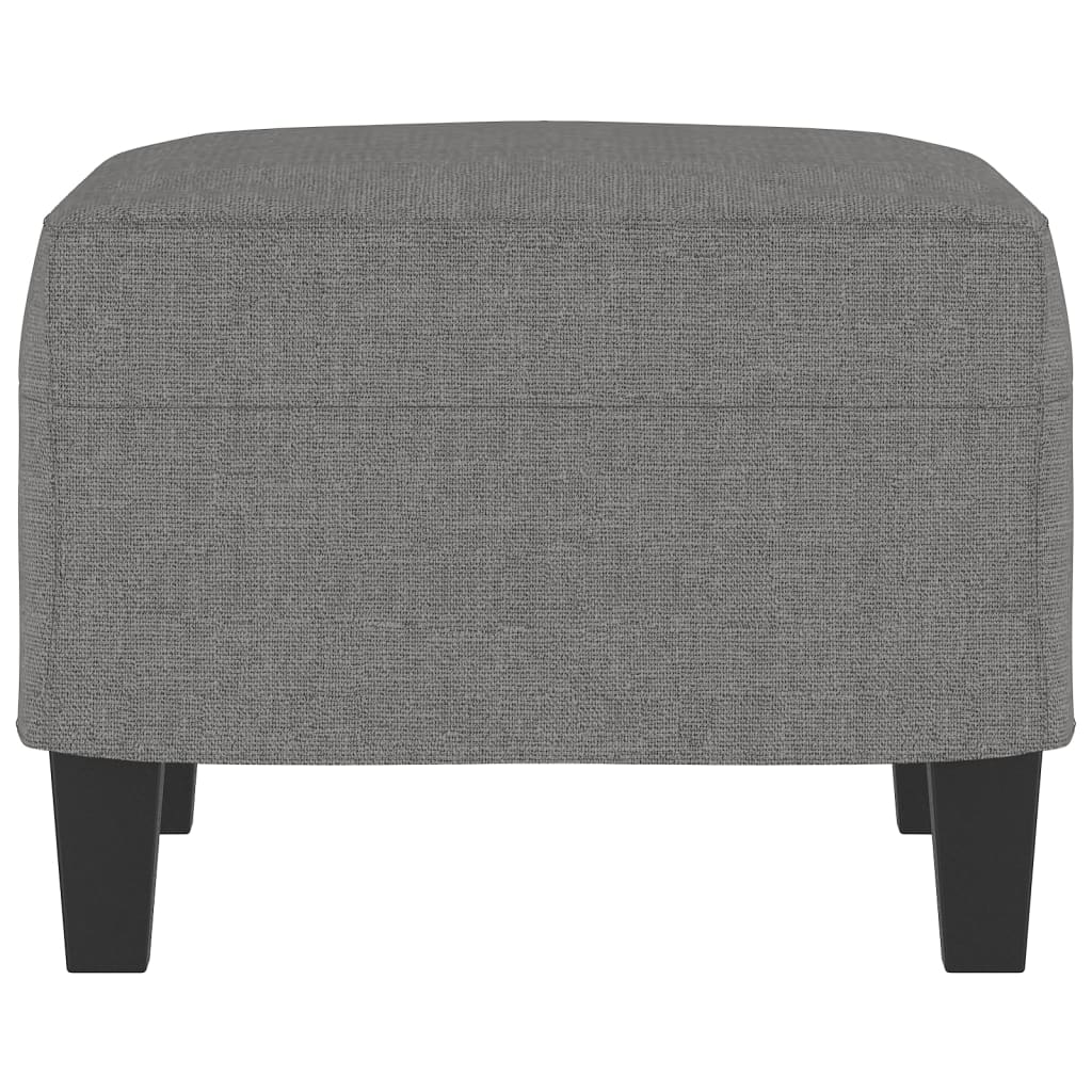 vidaXL Footstool Dark Gray 23.6"x19.7"x16.1" Fabric-8