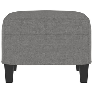 vidaXL Footstool Dark Gray 23.6"x19.7"x16.1" Fabric-8