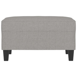 vidaXL Footstool Dark Gray 23.6"x19.7"x16.1" Fabric-9