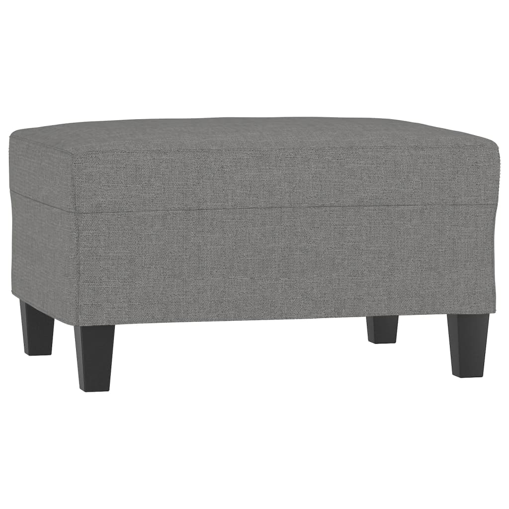 vidaXL Footstool Dark Gray 23.6"x19.7"x16.1" Fabric-22