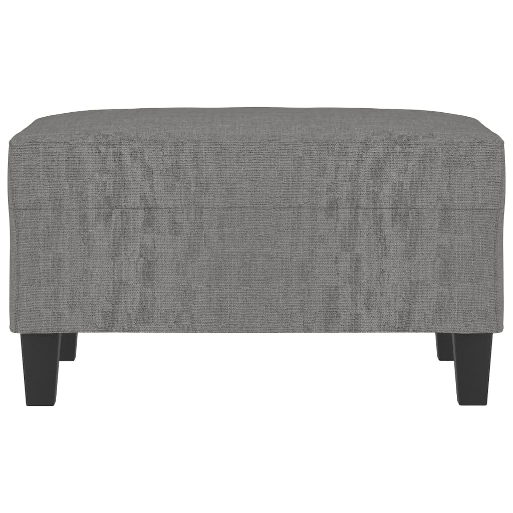 vidaXL Footstool Dark Gray 23.6"x19.7"x16.1" Fabric-23