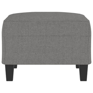 vidaXL Footstool Dark Gray 23.6"x19.7"x16.1" Fabric-26