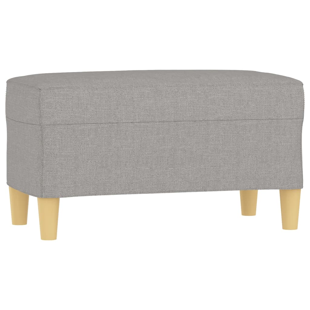 vidaXL Bench Upholstered Ottoman Bench with Padded Seat for Bedroom Fabric-0