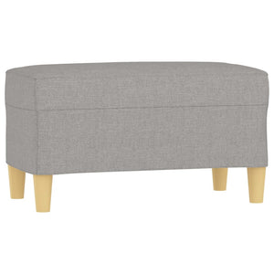 vidaXL Bench Upholstered Ottoman Bench with Padded Seat for Bedroom Fabric-0