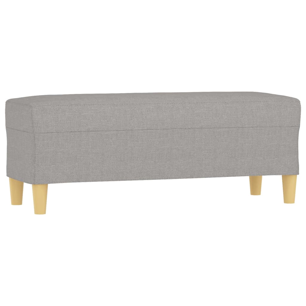 vidaXL Bench Upholstered Ottoman Bench with Padded Seat for Bedroom Fabric-13