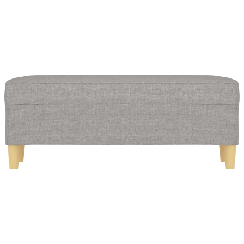 vidaXL Bench Upholstered Ottoman Bench with Padded Seat for Bedroom Fabric-1