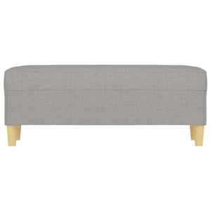 vidaXL Bench Upholstered Ottoman Bench with Padded Seat for Bedroom Fabric-1