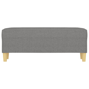 vidaXL Bench Upholstered Ottoman Bench with Padded Seat for Bedroom Fabric-2