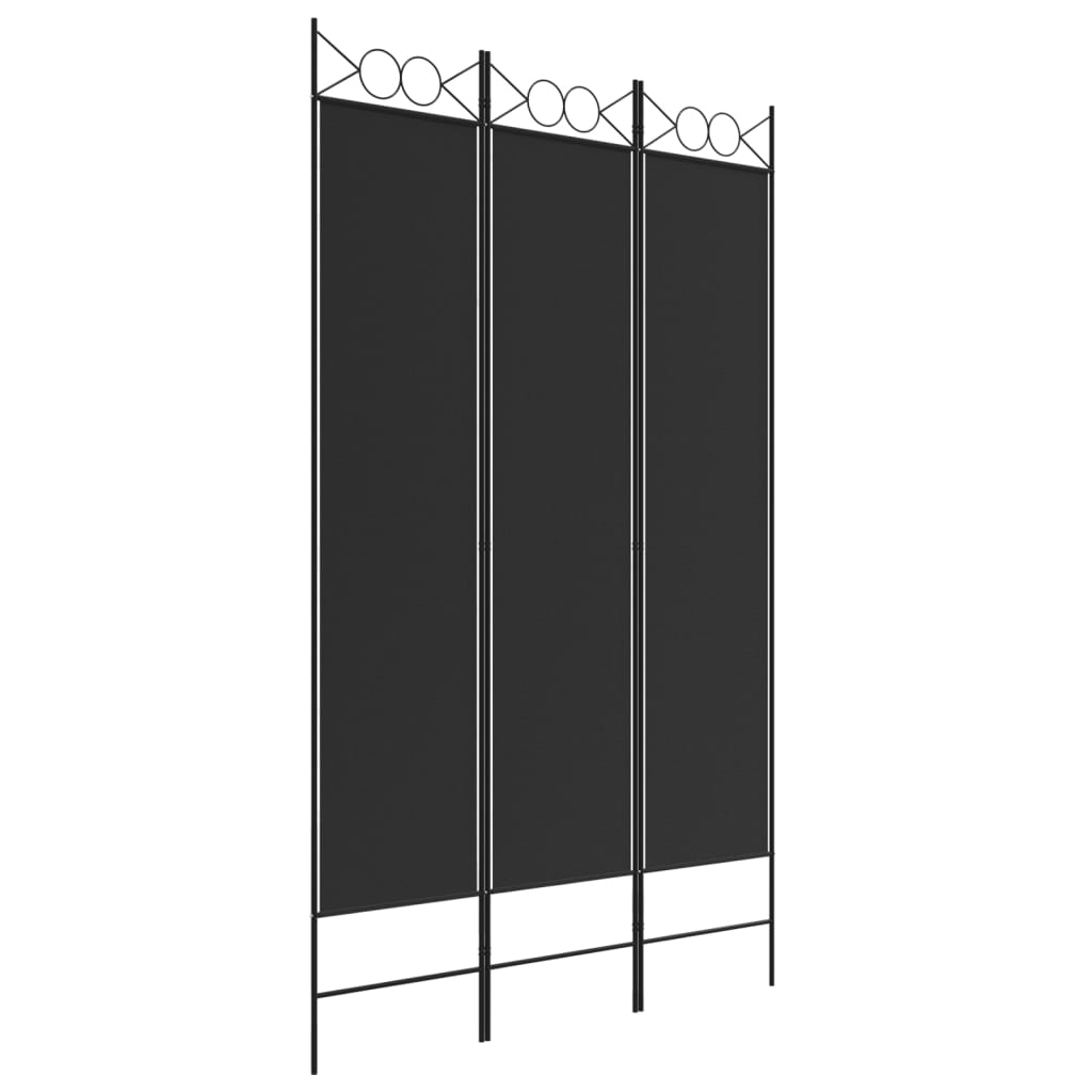 vidaXL 4-Panel Room Divider Anthracite 63"x86.6" Fabric-105