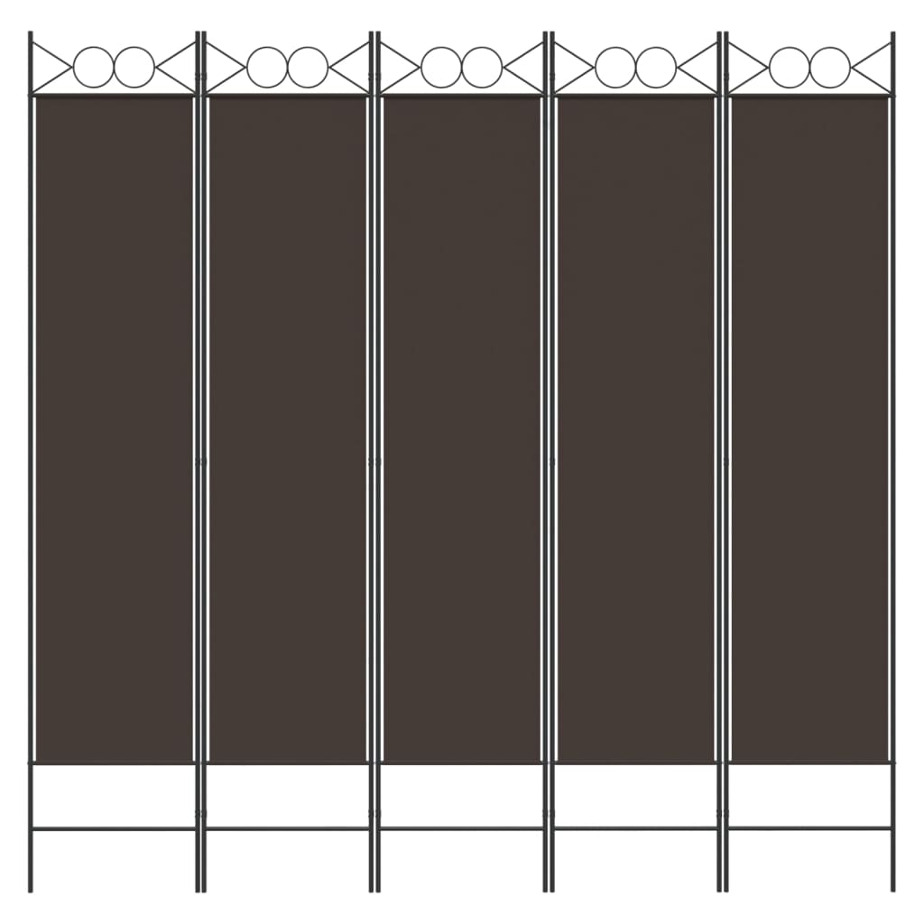 vidaXL 4-Panel Room Divider Anthracite 63"x86.6" Fabric-22