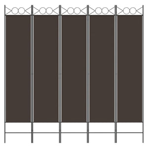 vidaXL 4-Panel Room Divider Anthracite 63"x86.6" Fabric-22