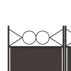 vidaXL 4-Panel Room Divider Anthracite 63"x86.6" Fabric-58