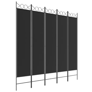 vidaXL 4-Panel Room Divider Anthracite 63"x86.6" Fabric-57