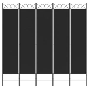 vidaXL 4-Panel Room Divider Anthracite 63"x86.6" Fabric-103