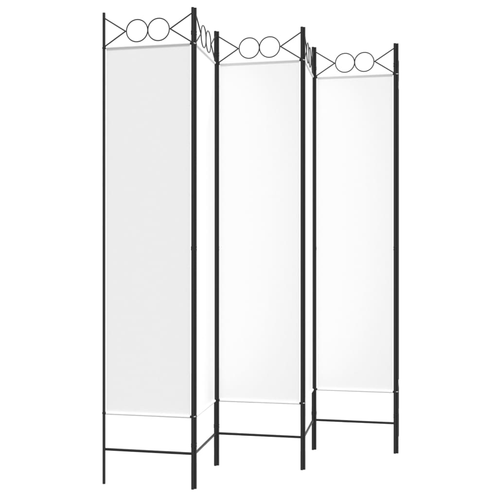 vidaXL 4-Panel Room Divider Anthracite 63"x86.6" Fabric-62