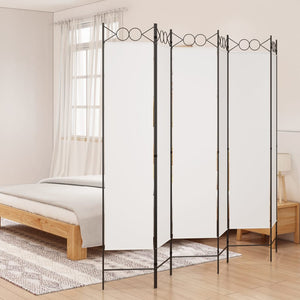 vidaXL 4-Panel Room Divider Anthracite 63"x86.6" Fabric-13