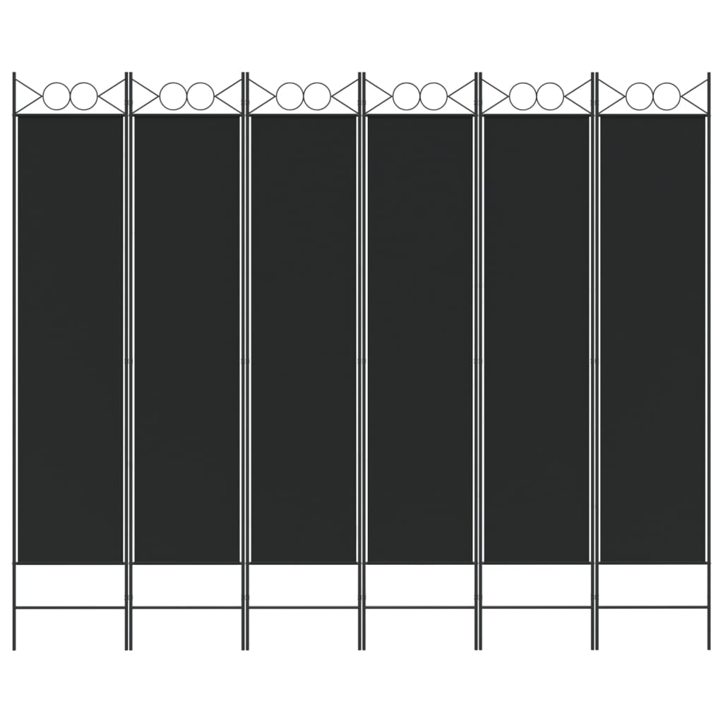 vidaXL 4-Panel Room Divider Anthracite 63"x86.6" Fabric-102