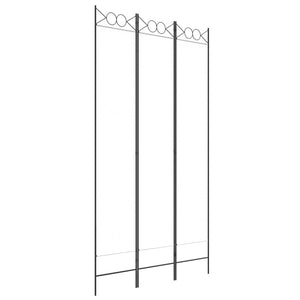 vidaXL 4-Panel Room Divider Anthracite 63"x86.6" Fabric-80