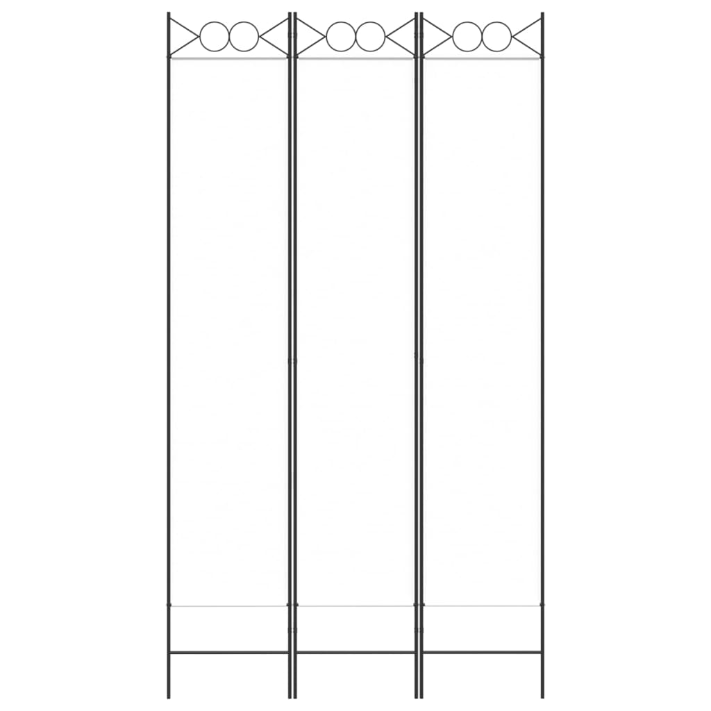 vidaXL 4-Panel Room Divider Anthracite 63"x86.6" Fabric-40