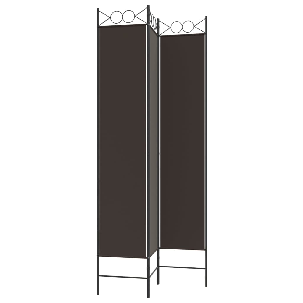 vidaXL 4-Panel Room Divider Anthracite 63"x86.6" Fabric-94