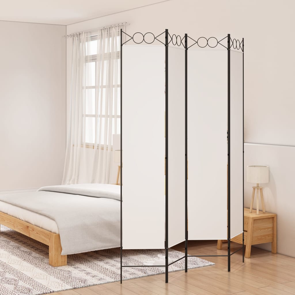 vidaXL 4-Panel Room Divider Anthracite 63"x86.6" Fabric-37