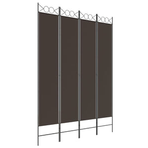 vidaXL 4-Panel Room Divider Anthracite 63"x86.6" Fabric-29