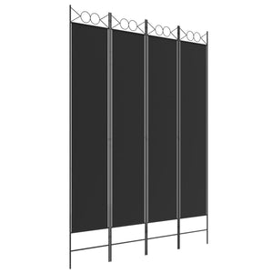 vidaXL 4-Panel Room Divider Anthracite 63"x86.6" Fabric-75