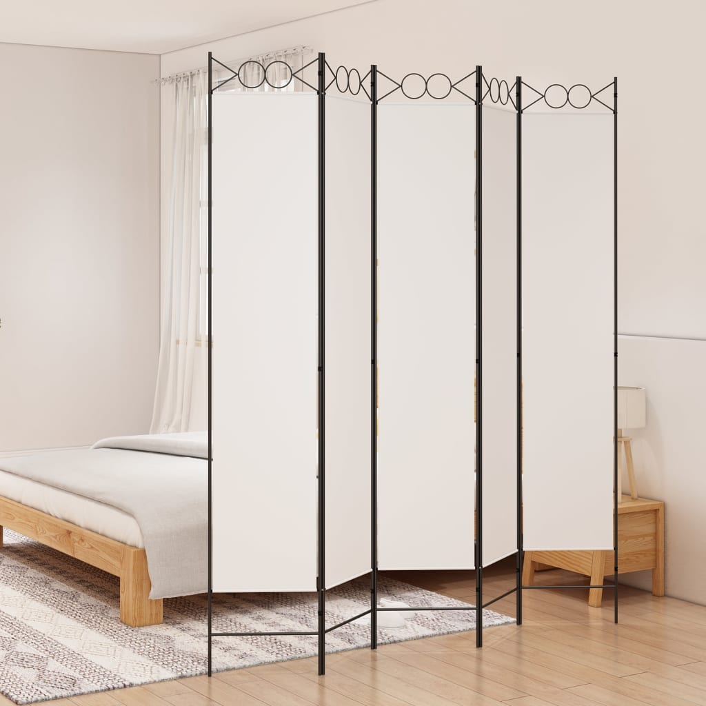 vidaXL 4-Panel Room Divider Anthracite 63"x86.6" Fabric-68