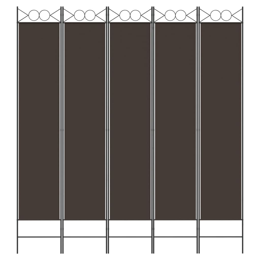 vidaXL 4-Panel Room Divider Anthracite 63"x86.6" Fabric-59