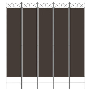 vidaXL 4-Panel Room Divider Anthracite 63"x86.6" Fabric-59